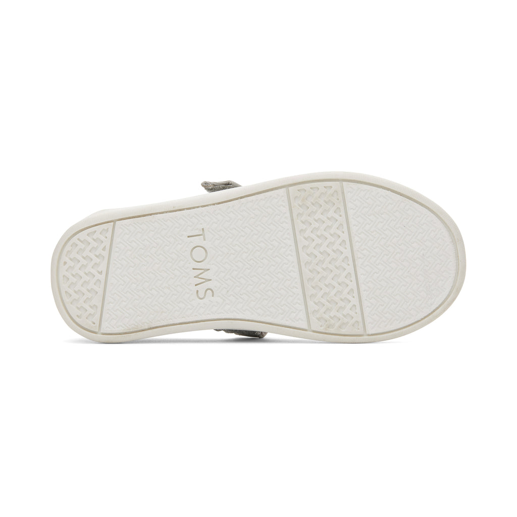 Mary Jane Silver Toddler Shoe Bottom Sole View