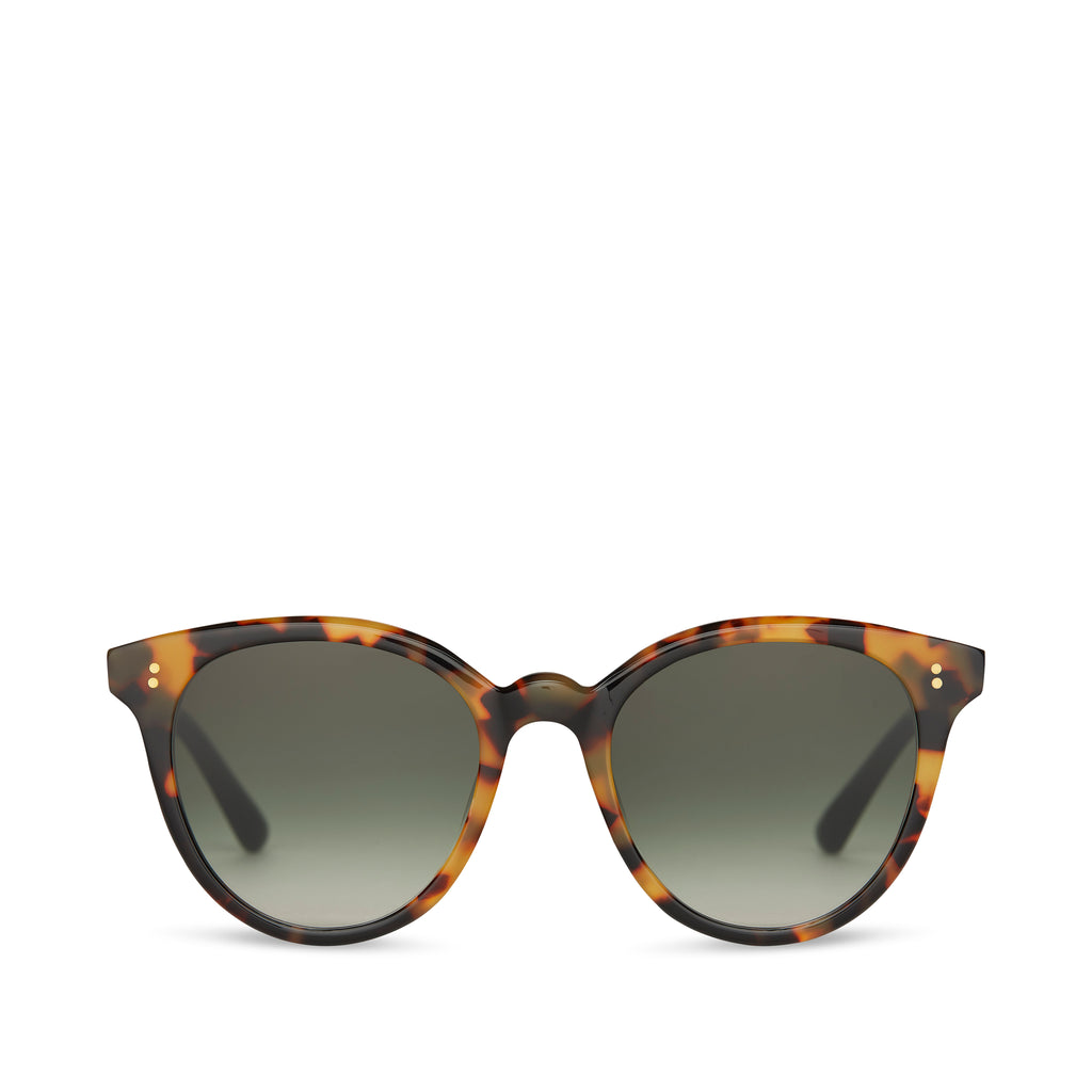 Aaryn Blonde Tortoise Handcrafted Sunglasses Front View