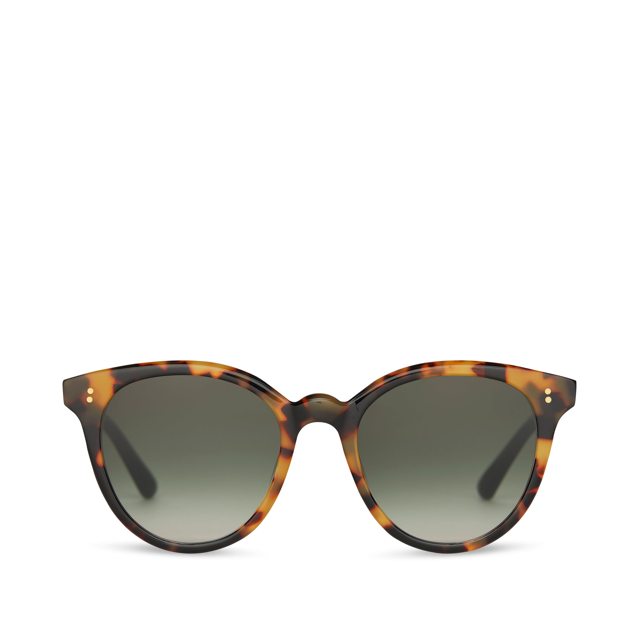 Aaryn Blonde Tortoise Handcrafted Sunglasses Front View