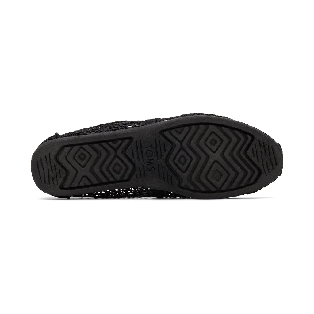 Alpargata Black Moroccan Crochet Bottom Sole View