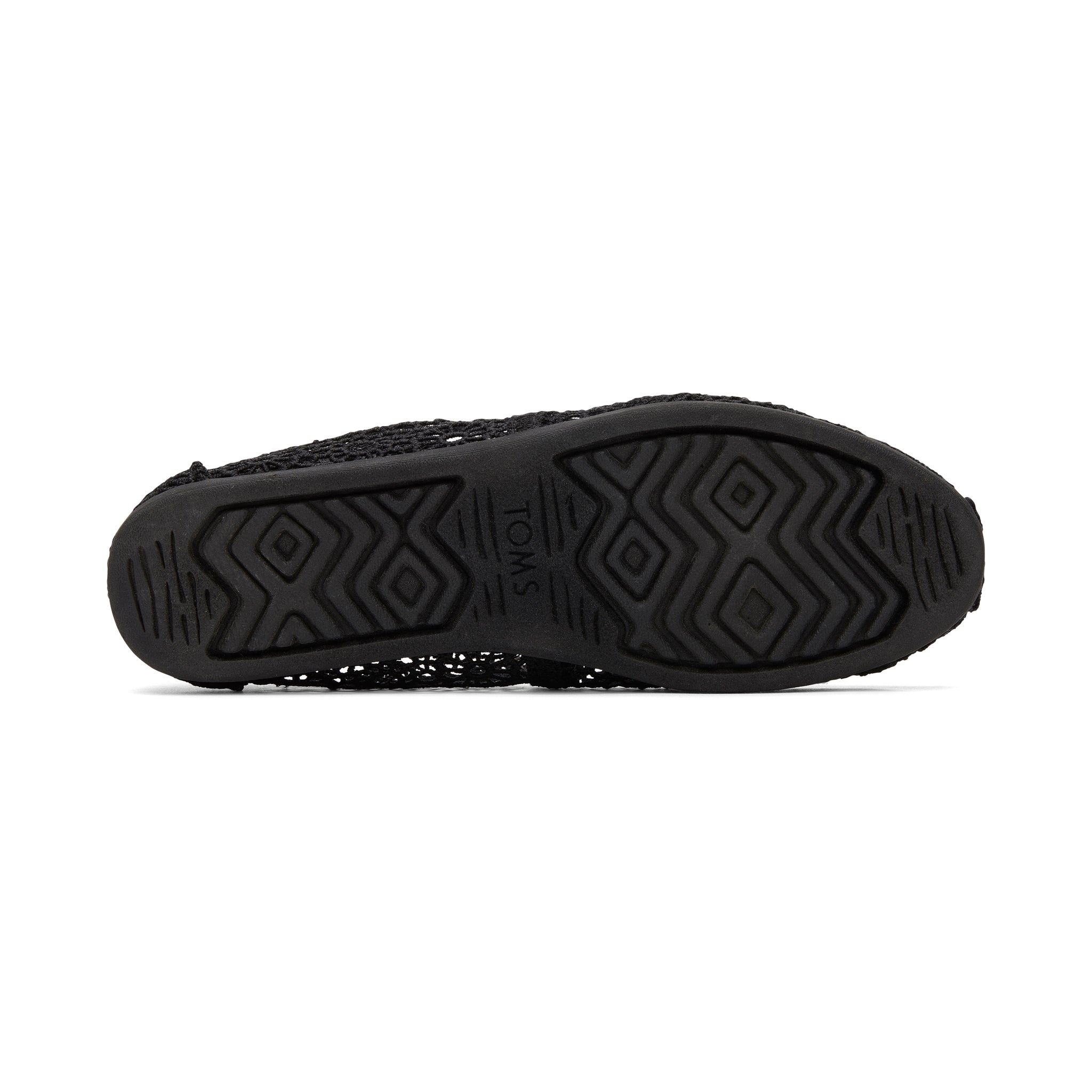 Alpargata Black Moroccan Crochet Bottom Sole View