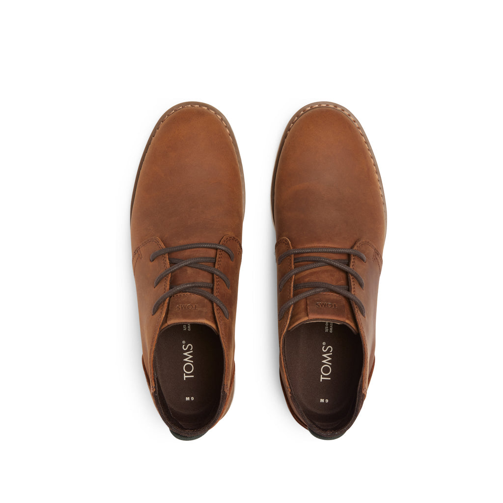 Navi Brown Water Resistant Boot Top View
