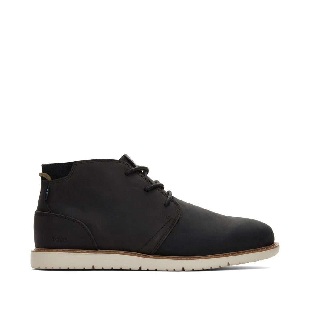 Navi Black Water Resistant Boot Side View