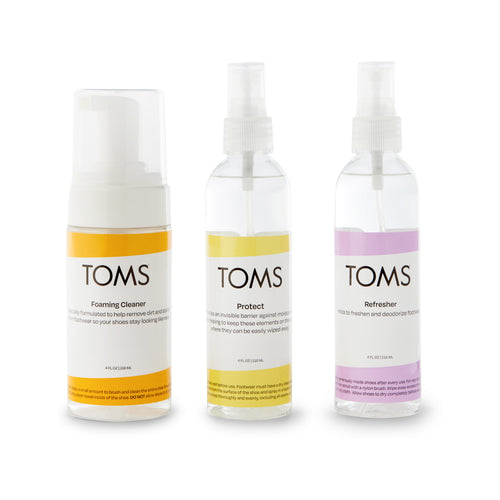 TOMS Shoe Care Kit Back View