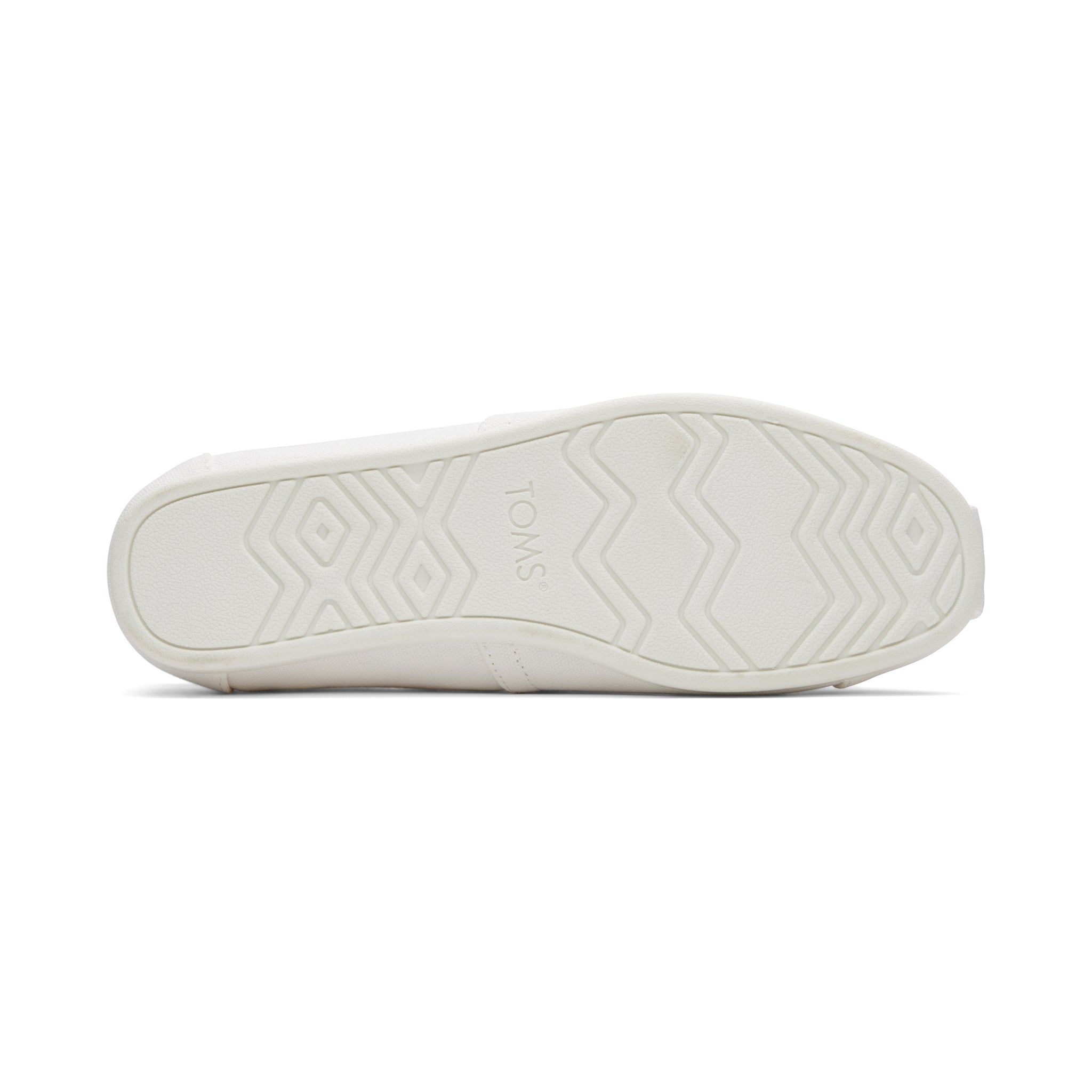 Alpargata White Recycled Cotton Canvas Bottom Sole View