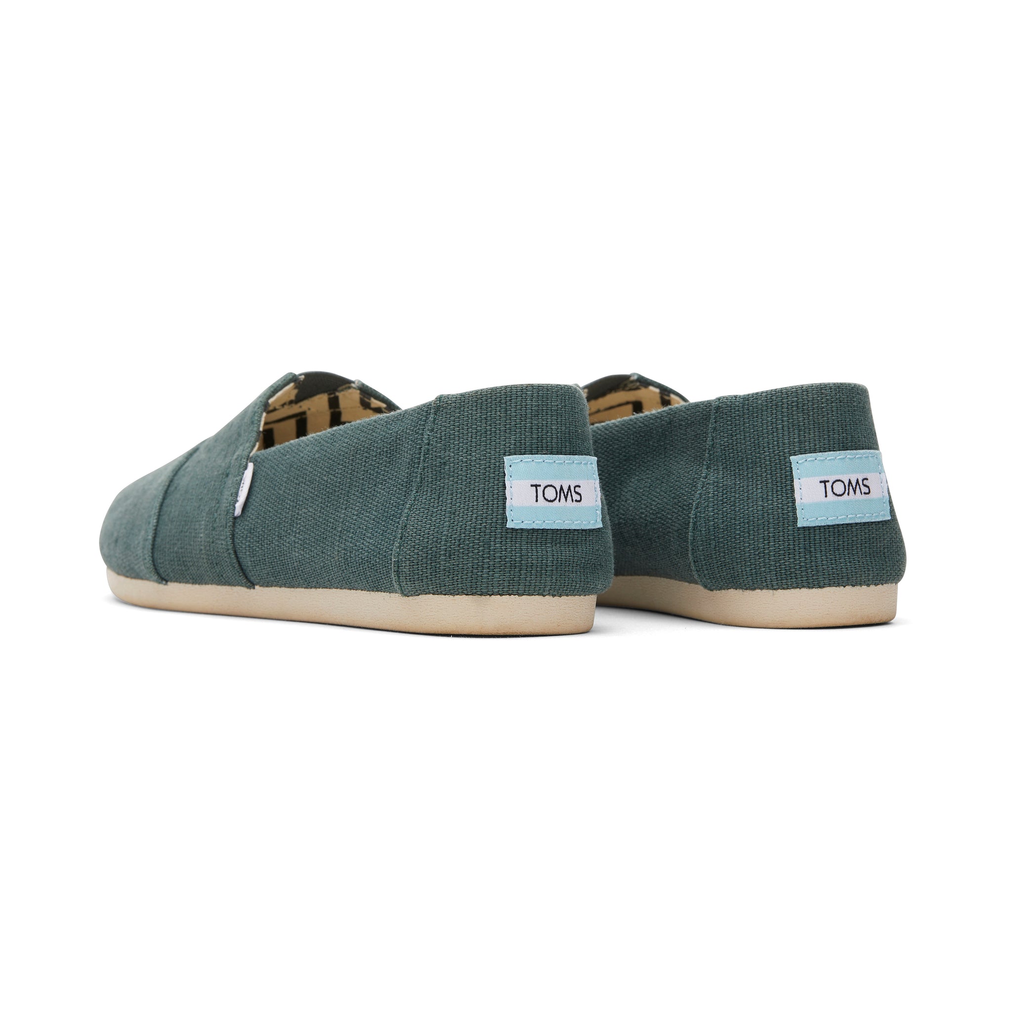Alpargata Green Heritage Canvas Back View