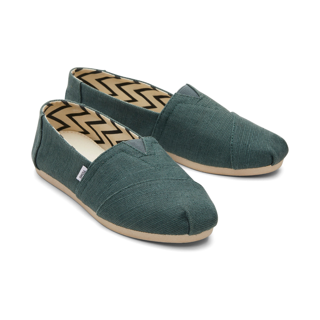 Alpargata Green Heritage Canvas Front View