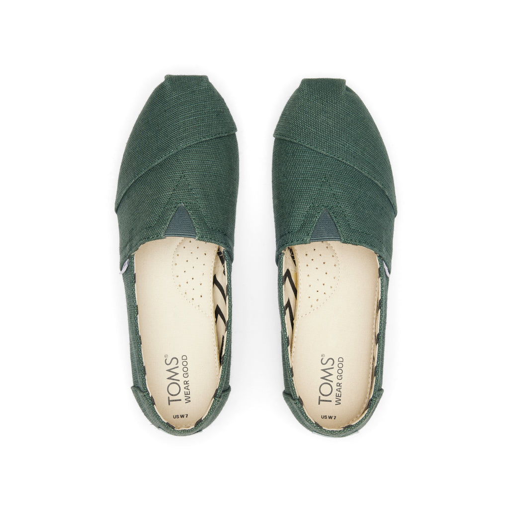 Alpargata Green Heritage Canvas Top View
