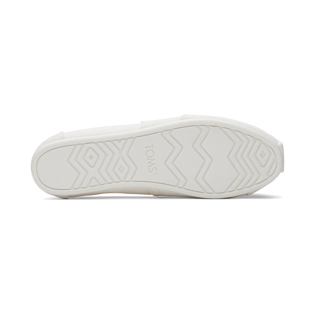 Alpargata White Recycled Cotton Canvas Bottom Sole View