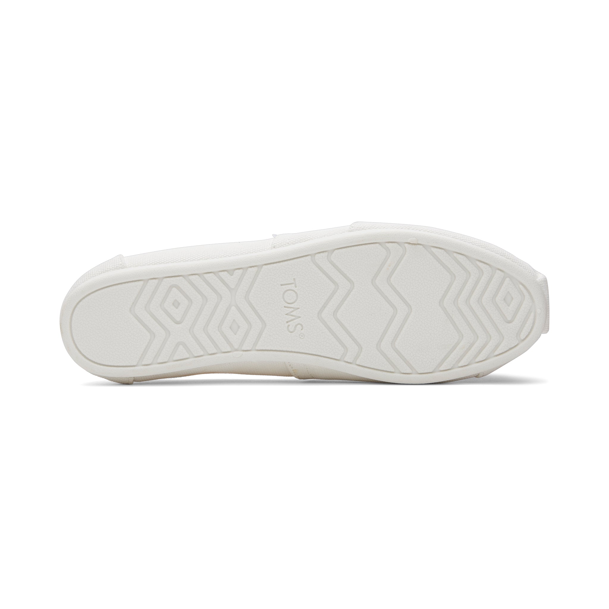 Alpargata White Recycled Cotton Canvas Bottom Sole View