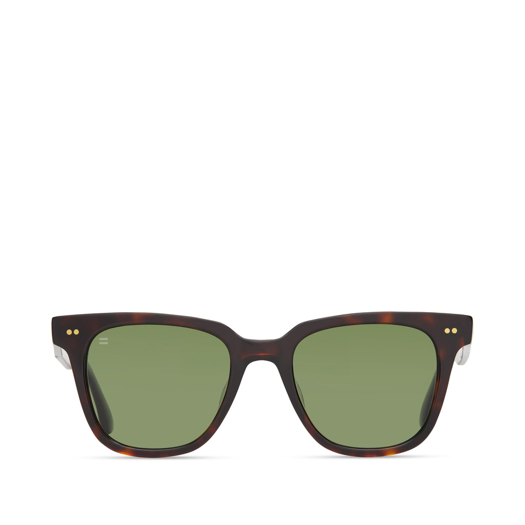 Memphis 301 Tortoise Polarized Handcrafted Sunglasses Front View