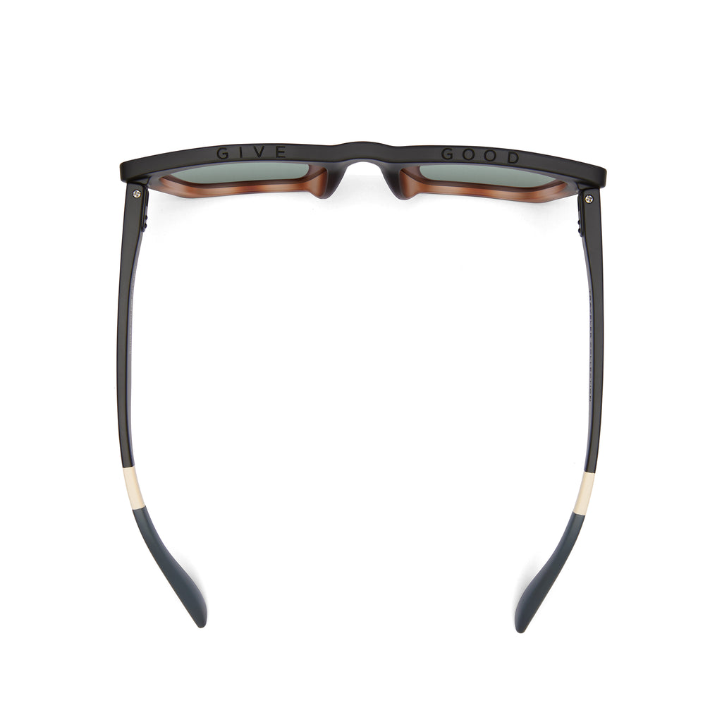 Sahara Black Honey Tortoise Fade Traveler Sunglasses Top View