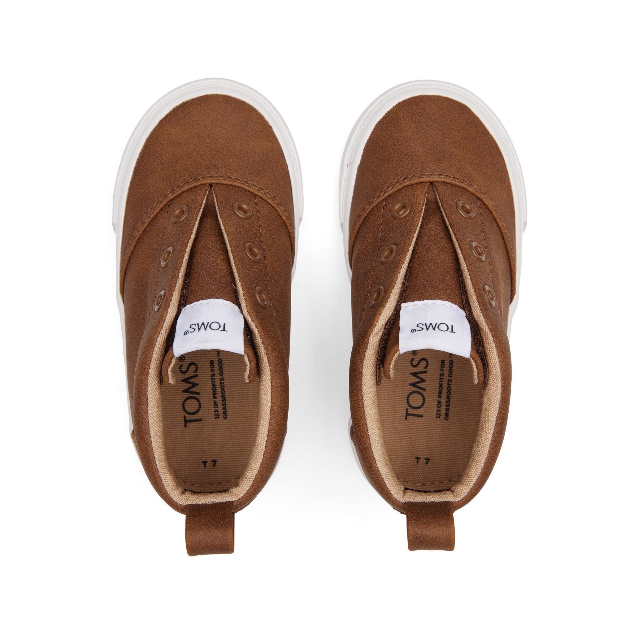 Fenix Brown Toddler Sneaker Top View