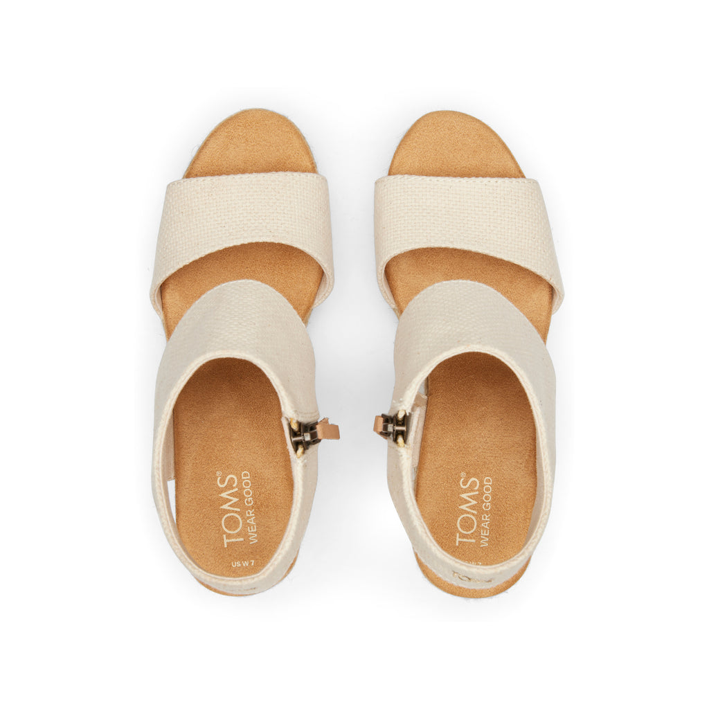 Majorca Rope Natural Platform Sandal Top View