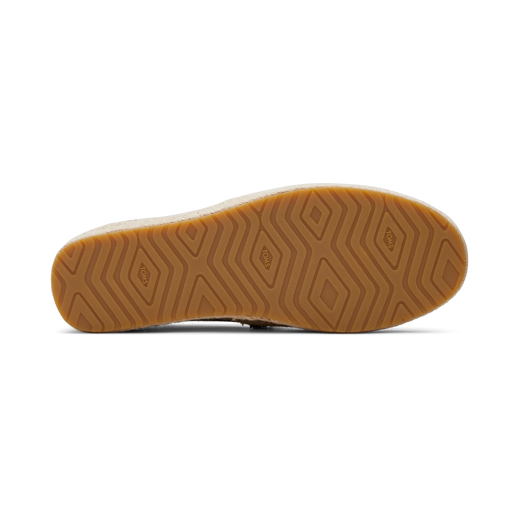 Valencia Black Canvas Platform Espadrille Bottom Sole View