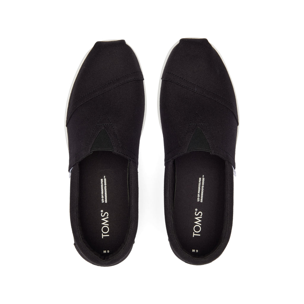 Alp Fwd Black Recycled Cotton Canvas Top View