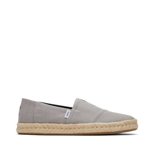 Alpargata Grey Recycled Cotton Rope 2.0 Espadrille Side View