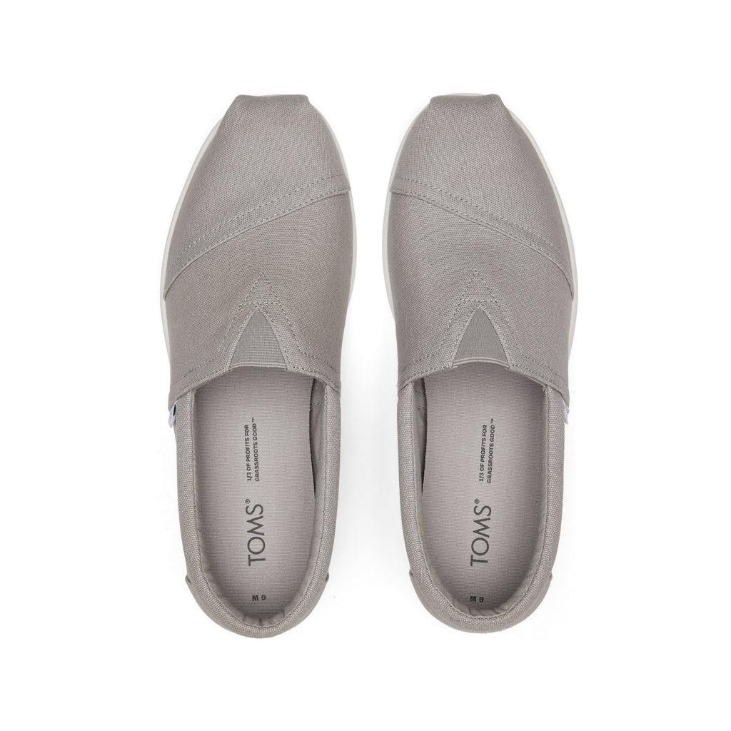 Alp Fwd Grey Recycled Cotton Canvas Top View