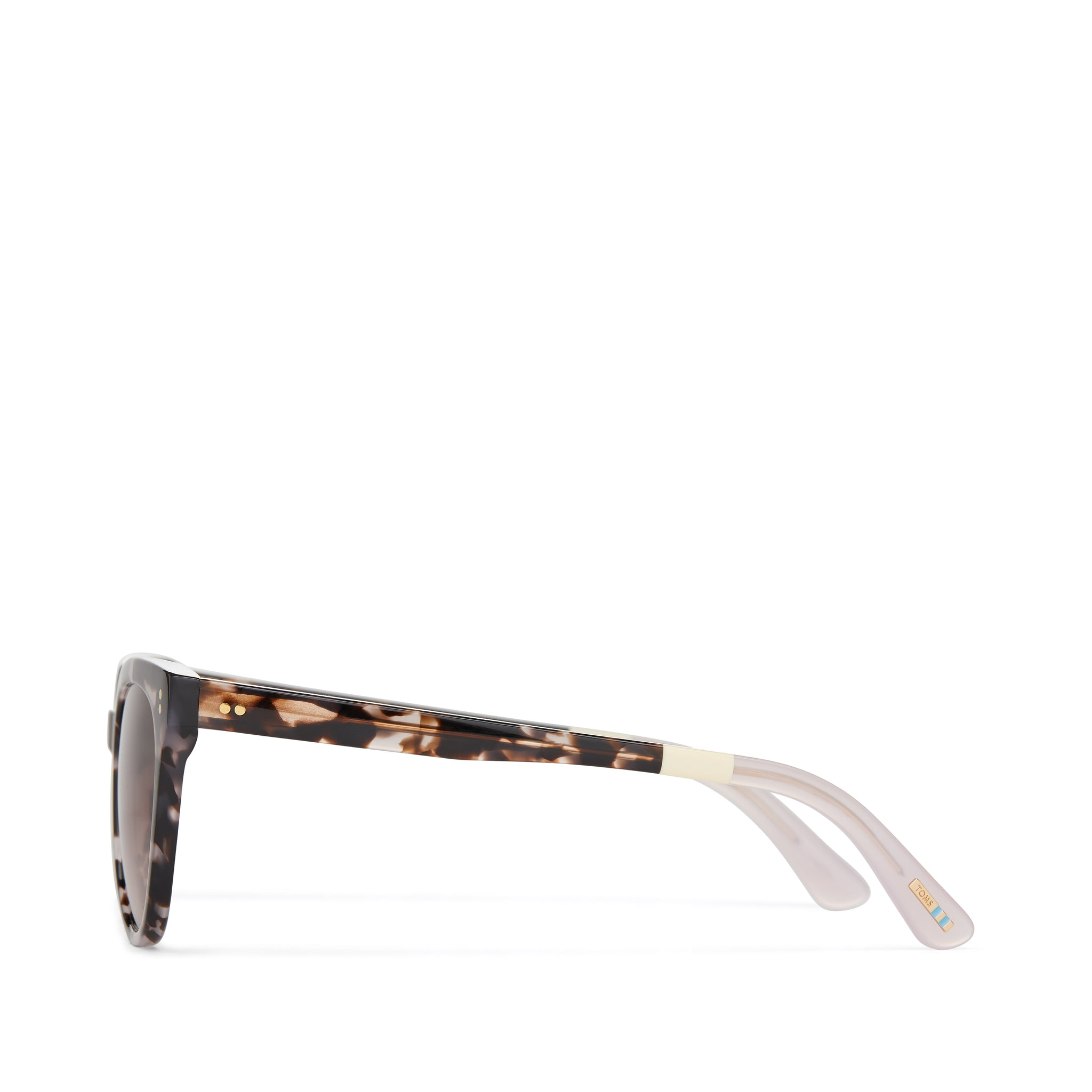 Marlowe Vintage Tortoise Handcrafted Sunglasses Side View