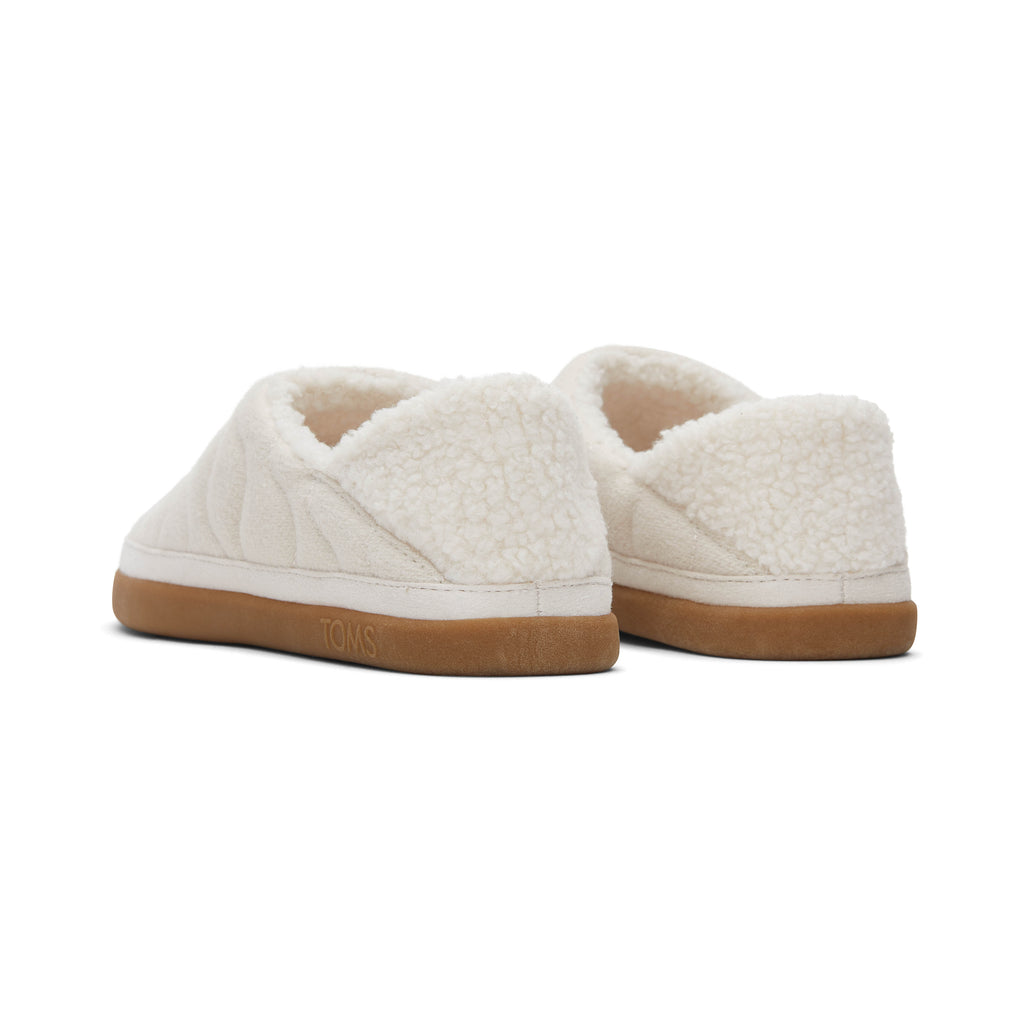 Ezra Light Sand Quilted Convertible Slipper Back View