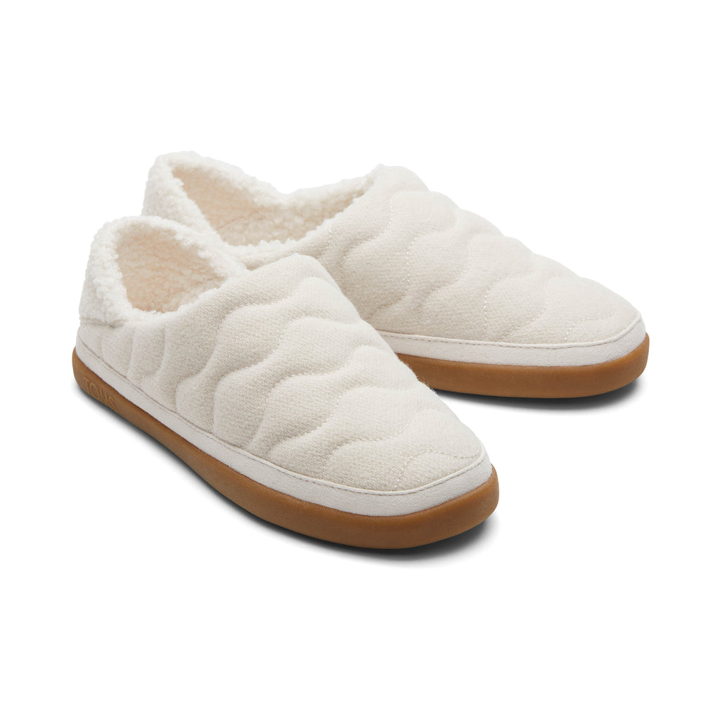 Ezra Light Sand Quilted Convertible Slipper Front View
