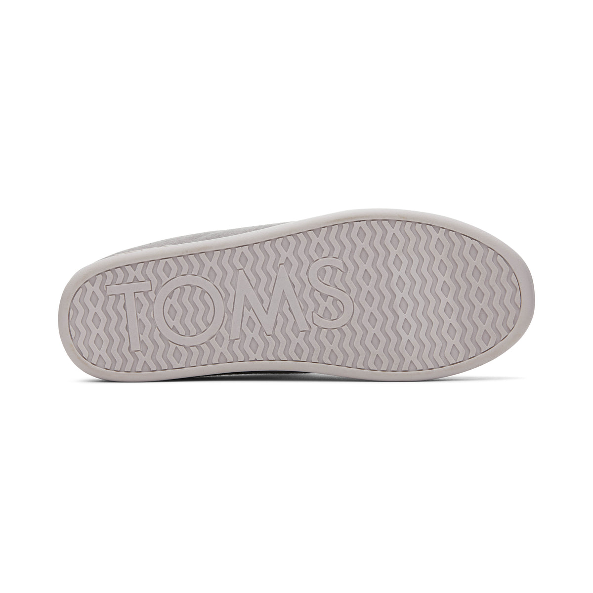 Ezra Grey Faux Fleece Convertible Slipper Bottom Sole View
