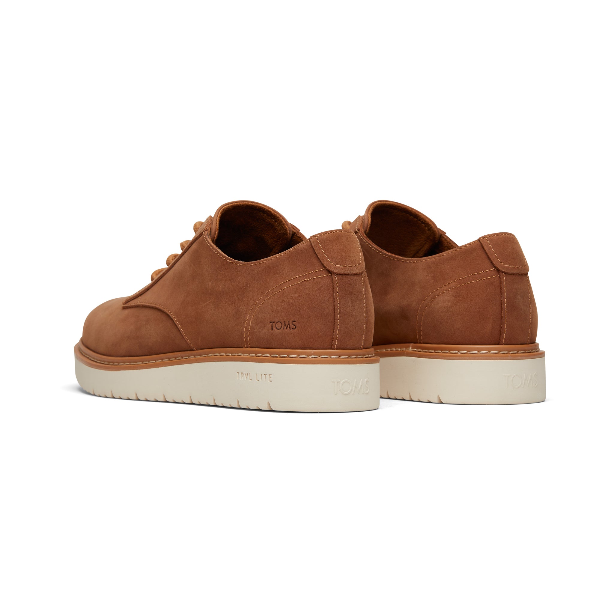 Navi TRVL LITE Tan Water Resistant Dress Shoe Back View