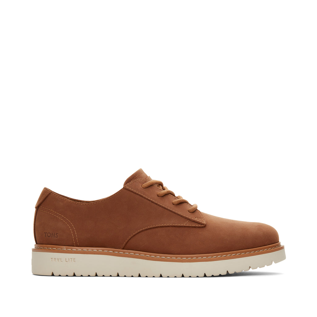 Navi TRVL LITE Tan Water Resistant Dress Shoe Side View