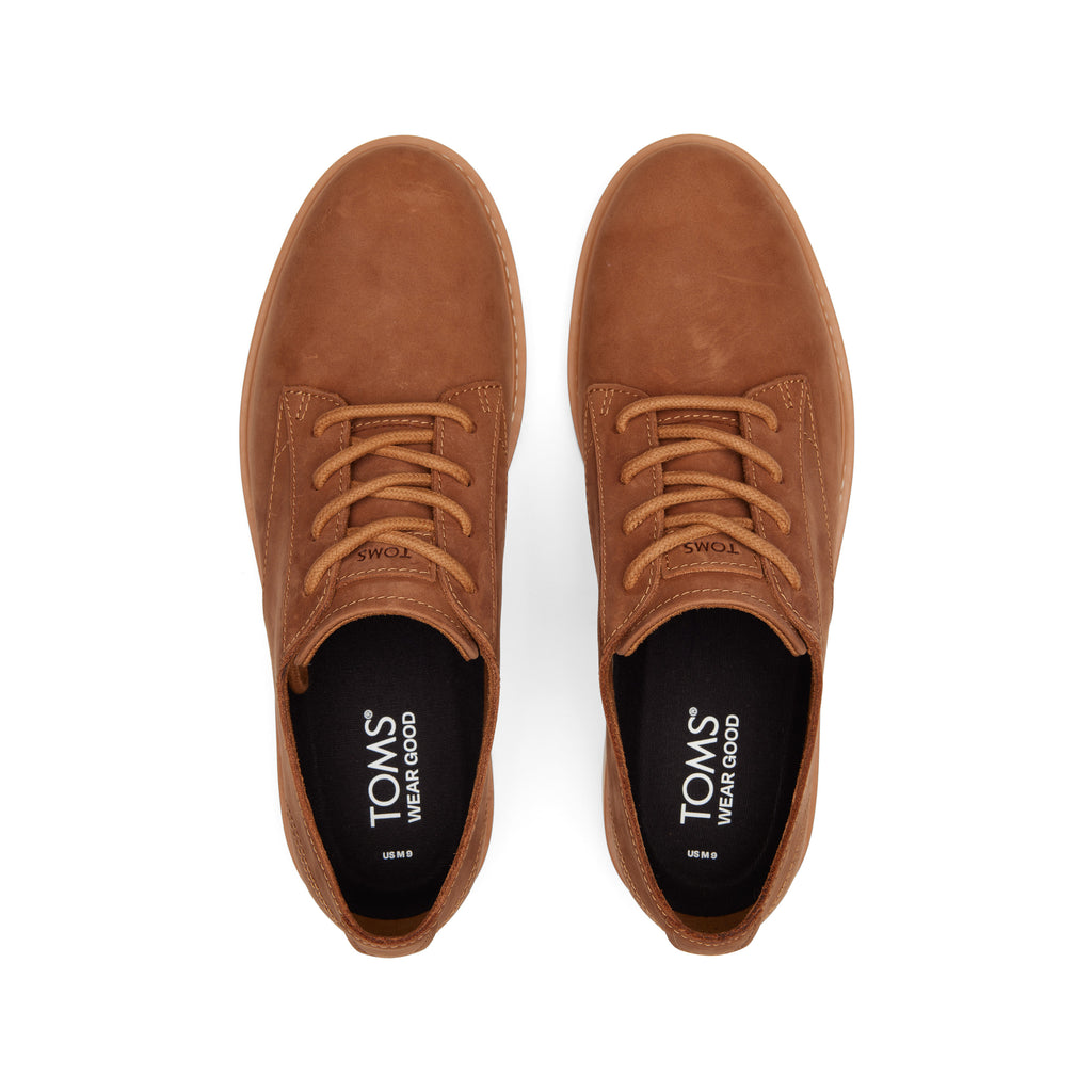Navi TRVL LITE Tan Water Resistant Dress Shoe Top View