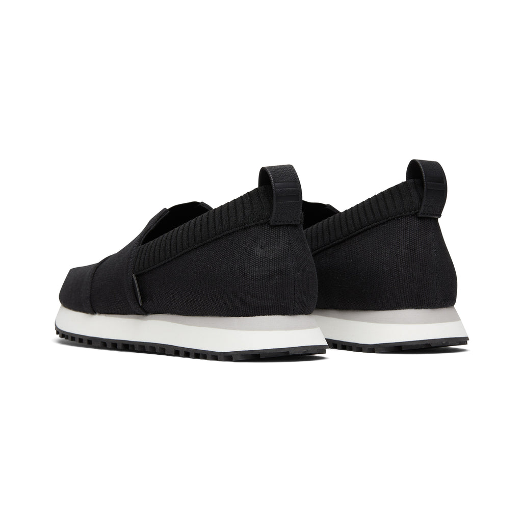 Resident 2.0 Black Heritage Canvas Sneaker Back View