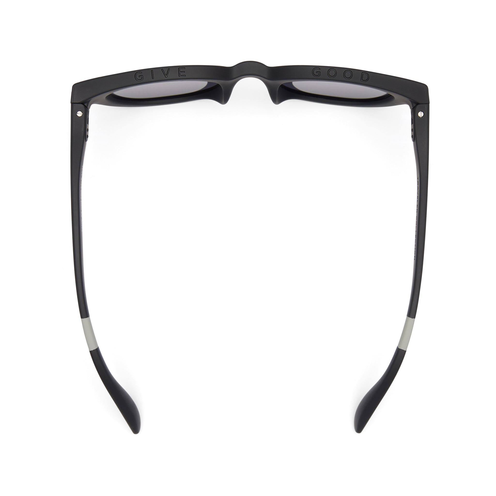 Rhodes Black Traveler Sunglasses Top View