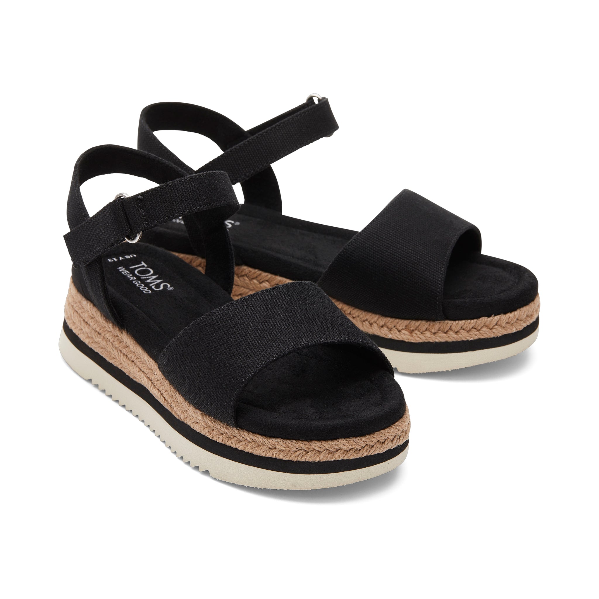 Youth Diana Black Kids Shoe Front View