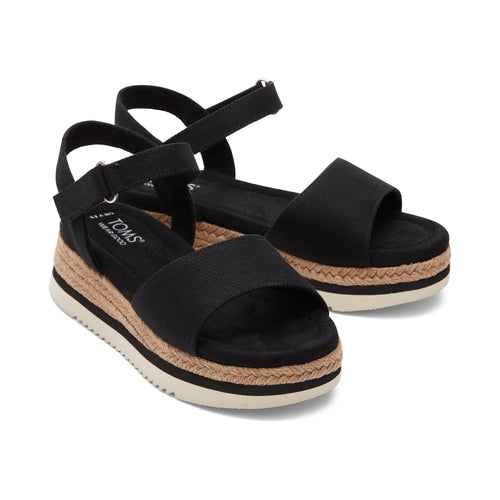 Youth Diana Black Kids Shoe Front View