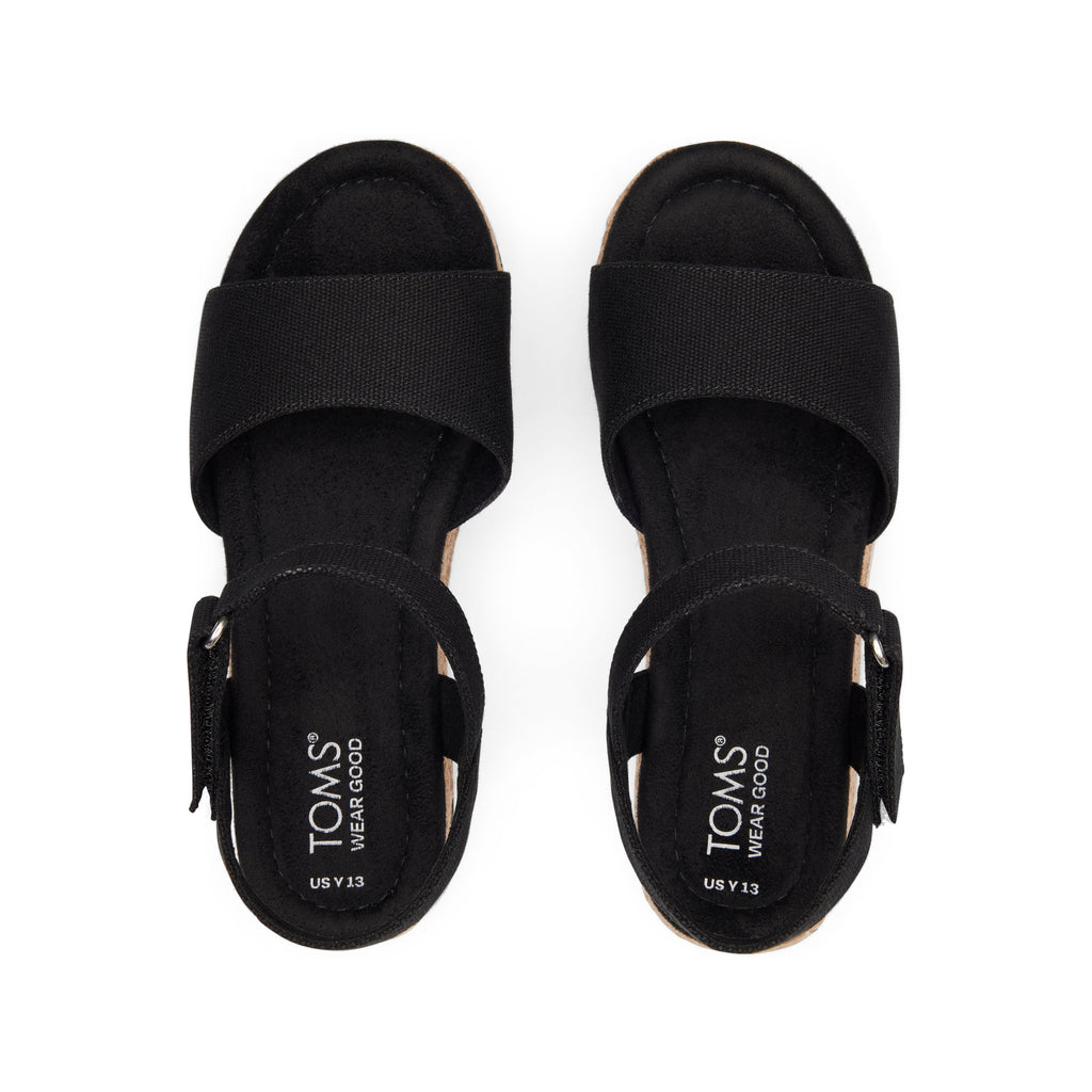 Youth Diana Black Kids Shoe Top View