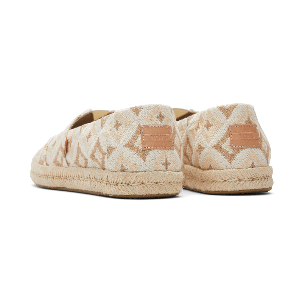 Alpargata Rope 2.0 Natural Geometric Espadrille Back View