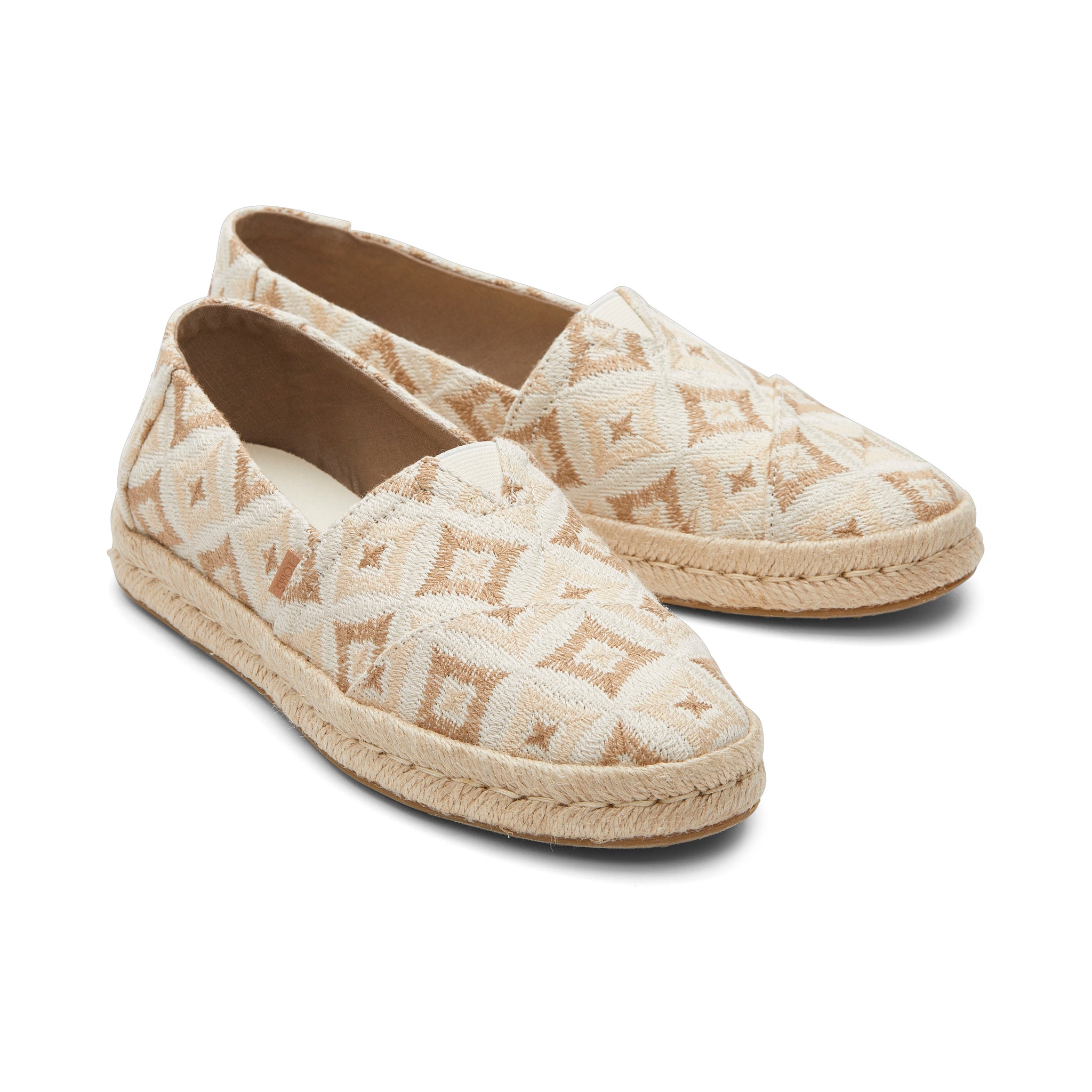 Alpargata Rope 2.0 Natural Geometric Espadrille Front View