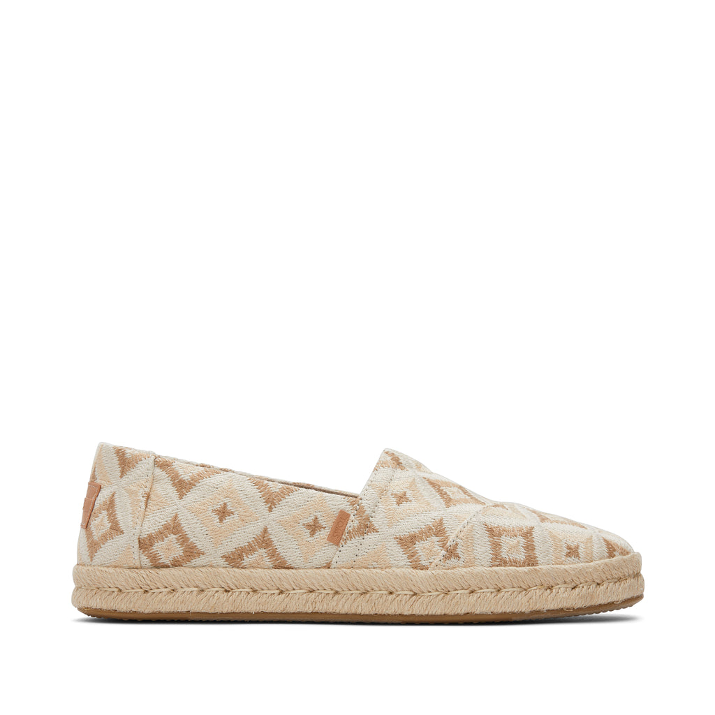 Alpargata Rope 2.0 Natural Geometric Espadrille Side View