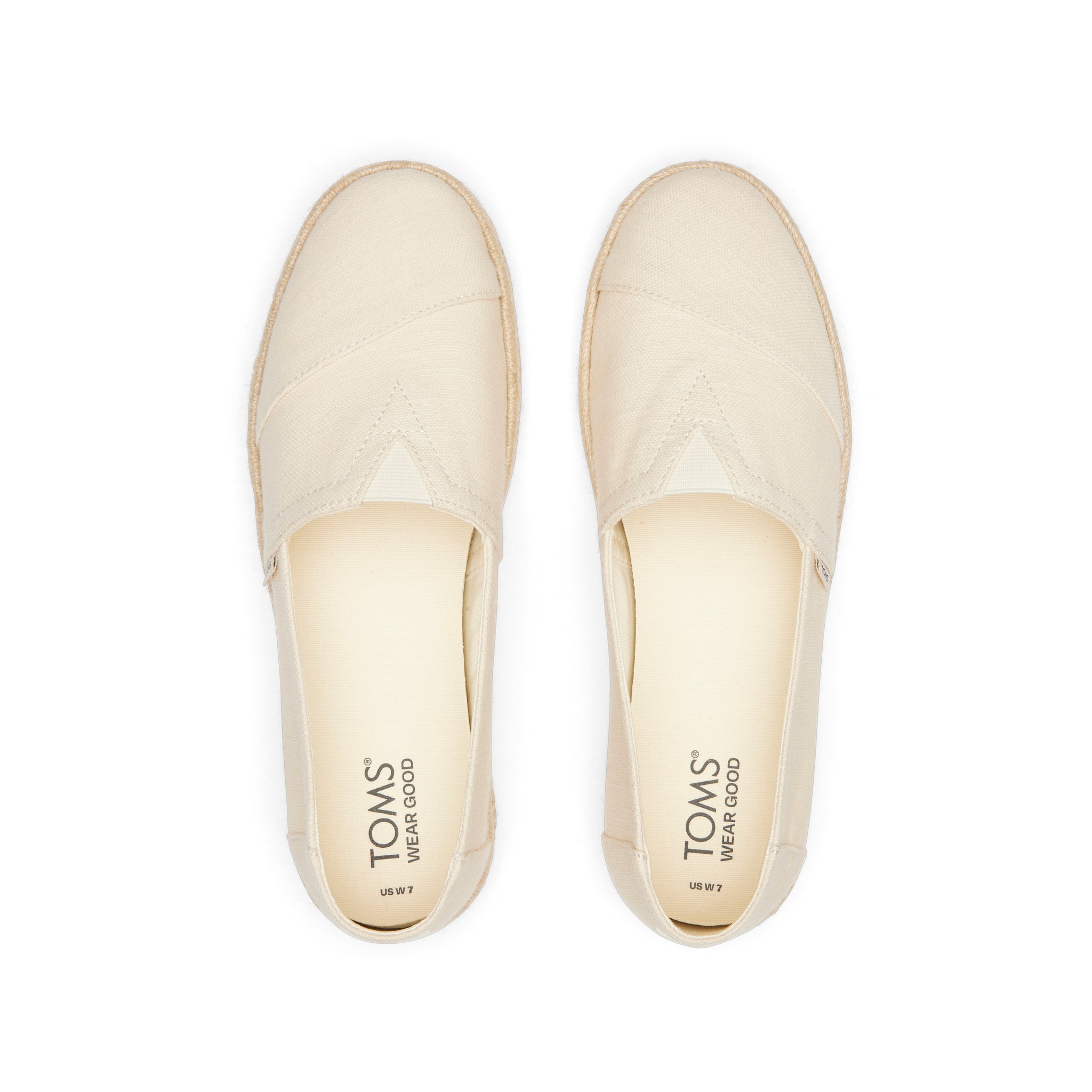 Alpargata Rope 2.0 Natural Recycled Cotton Espadrille Top View