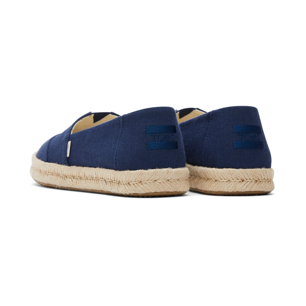 Alpargata Rope 2.0 Navy Recycled Cotton Espadrille Back View