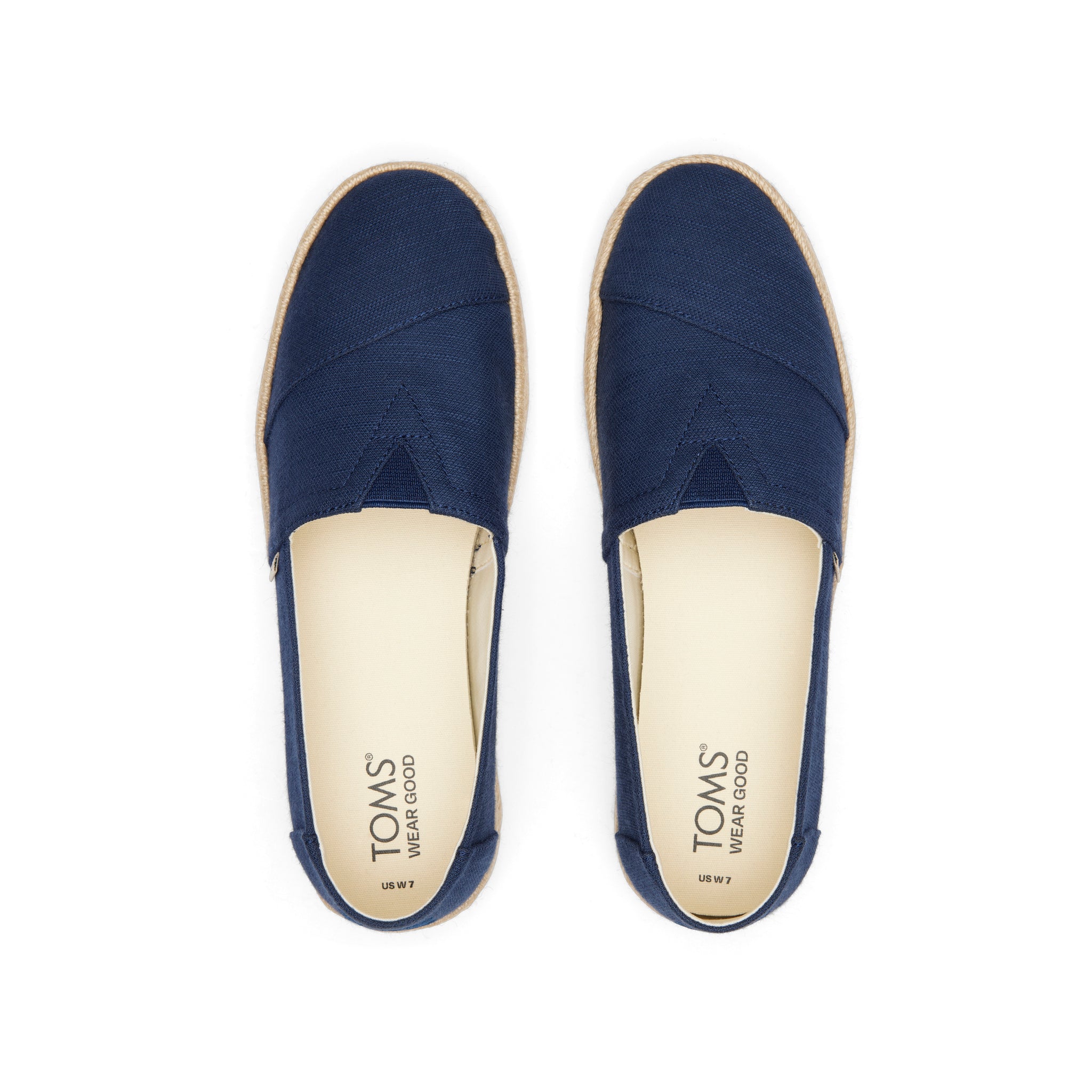 Alpargata Rope 2.0 Navy Recycled Cotton Espadrille Top View
