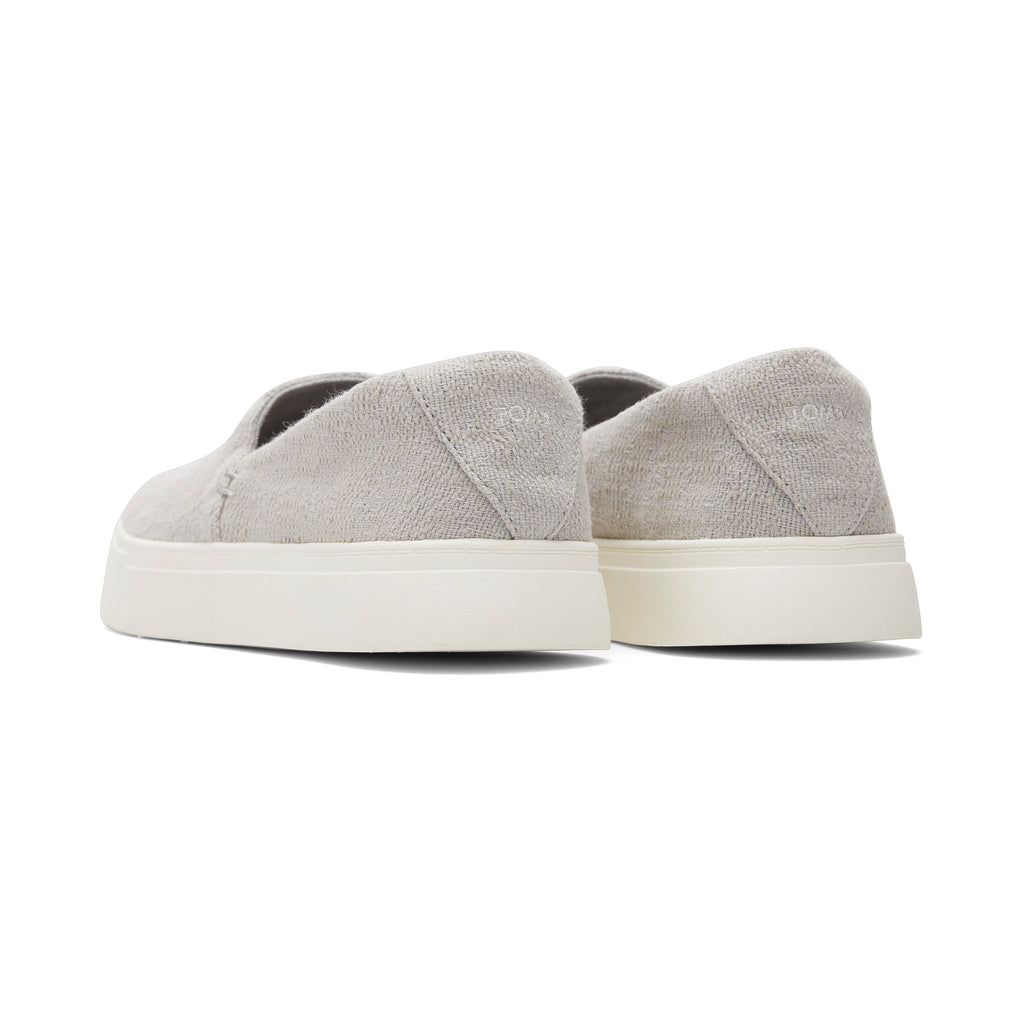 Kameron Grey Slip On Sneaker Back View