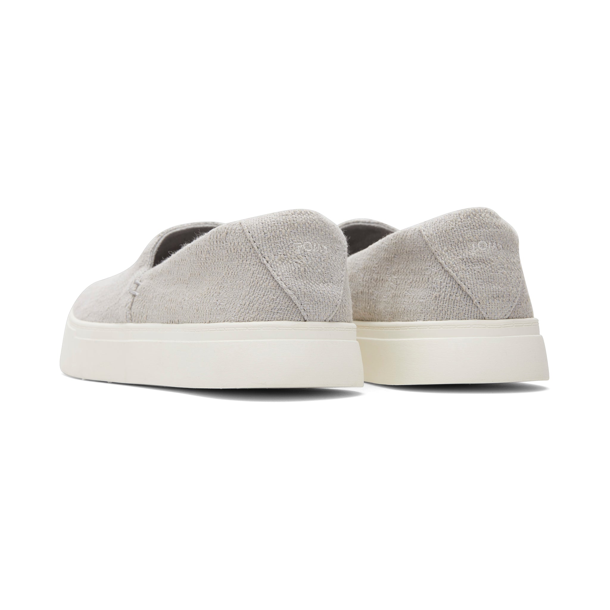 Kameron Grey Slip On Sneaker Back View