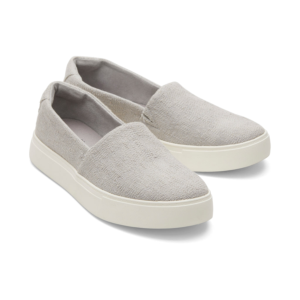 Kameron Grey Slip On Sneaker Front View