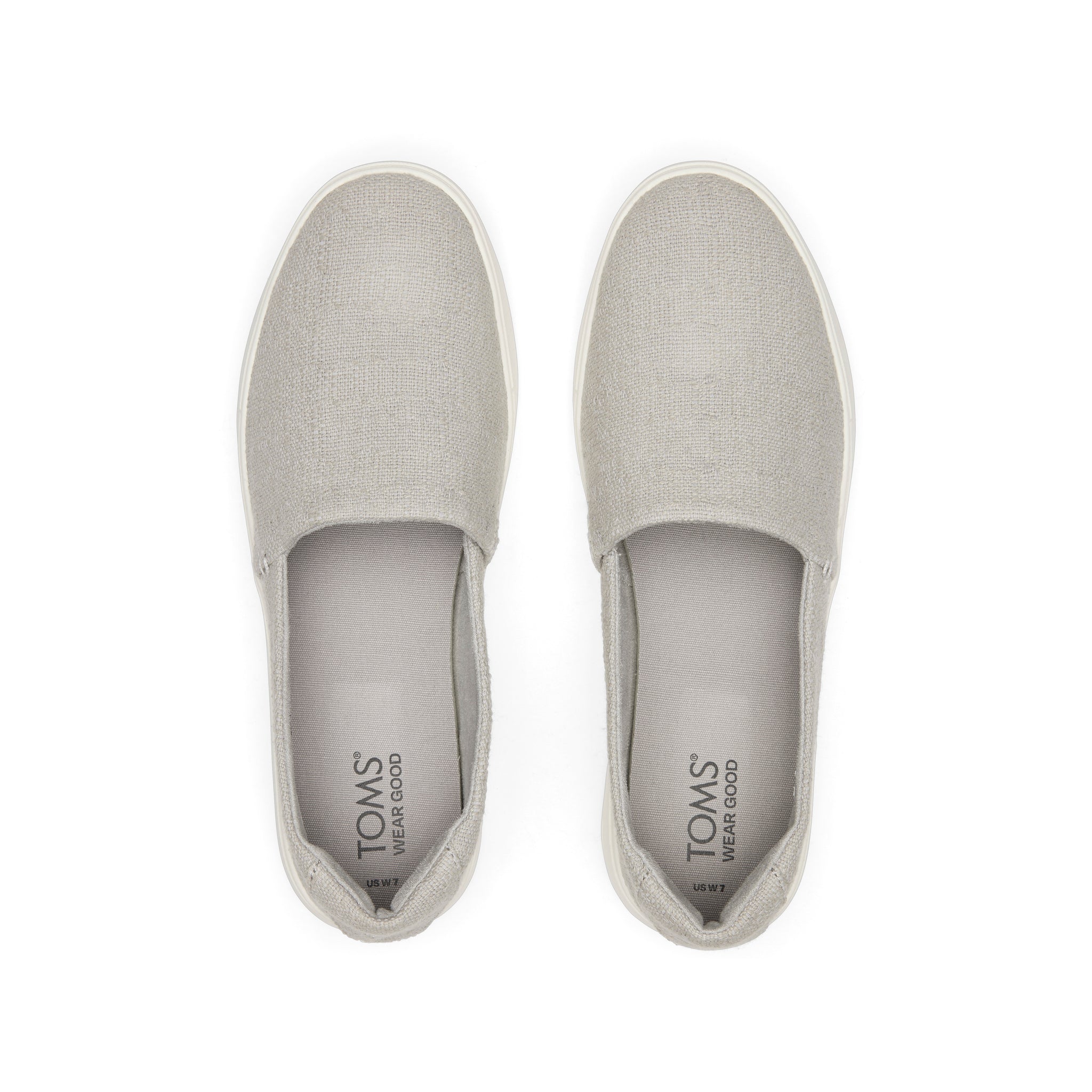 Kameron Grey Slip On Sneaker Top View