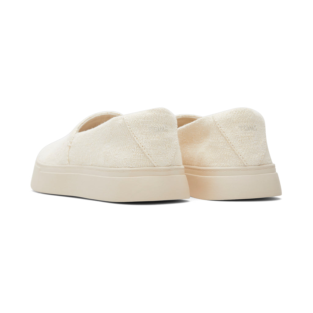 Kameron Natural Slip On Sneaker Back View
