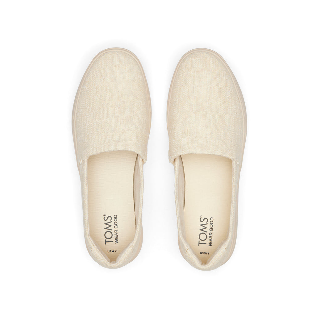 Kameron Natural Slip On Sneaker Top View