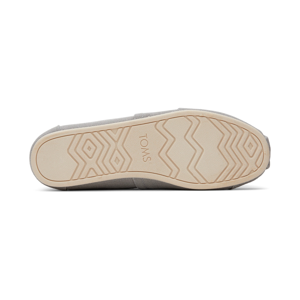 Alpargata Grey Heritage Canvas Bottom Sole View