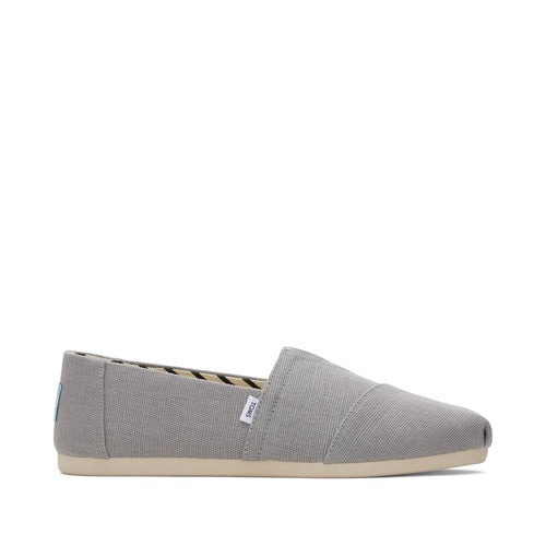 Alpargata Grey Heritage Canvas Side View