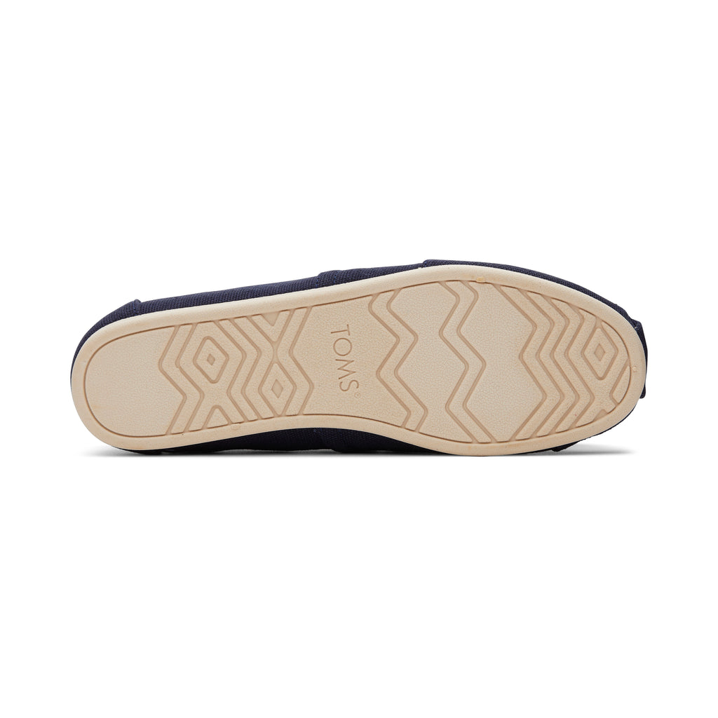 Alpargata Navy Heritage Canvas Bottom Sole View