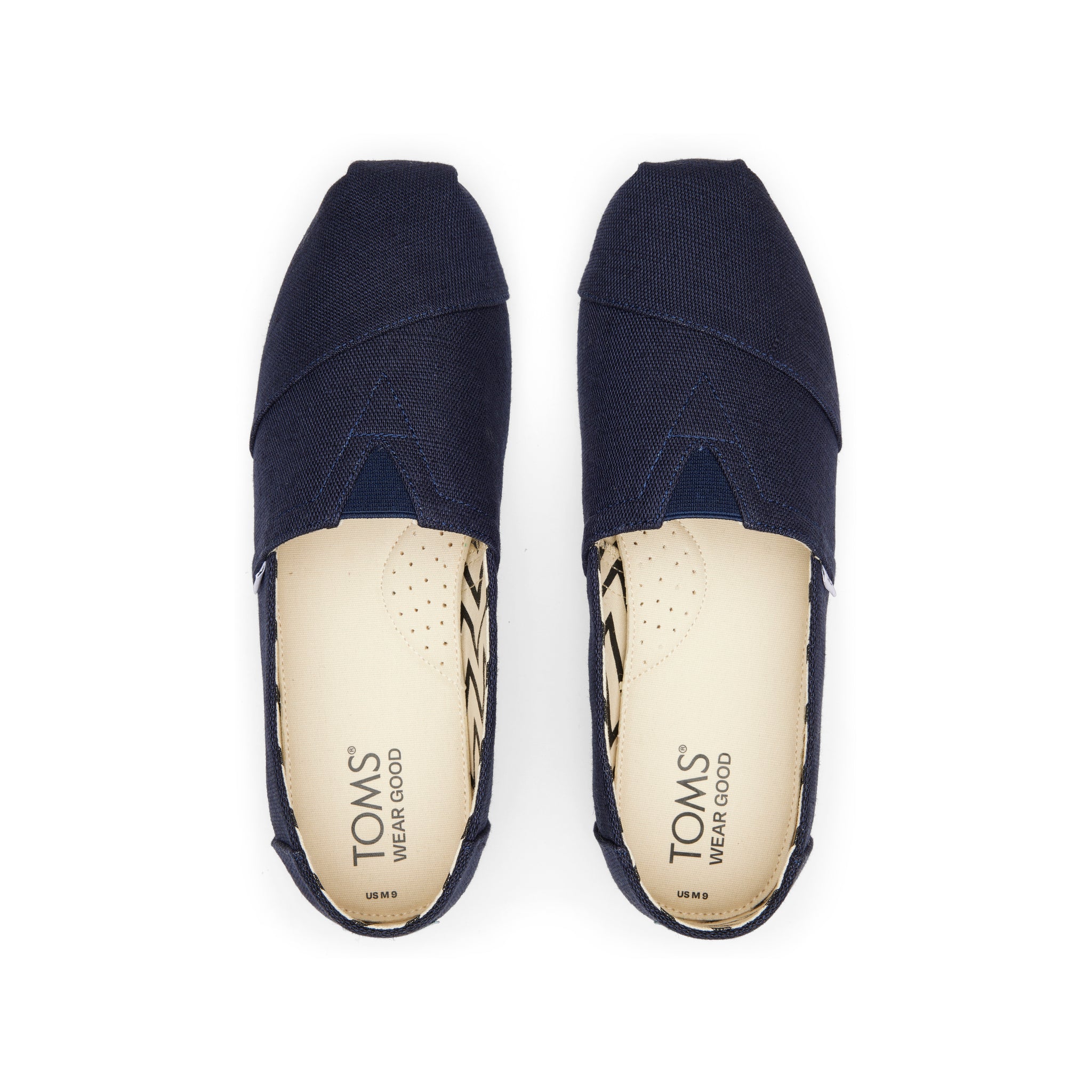 Alpargata Navy Heritage Canvas Top View